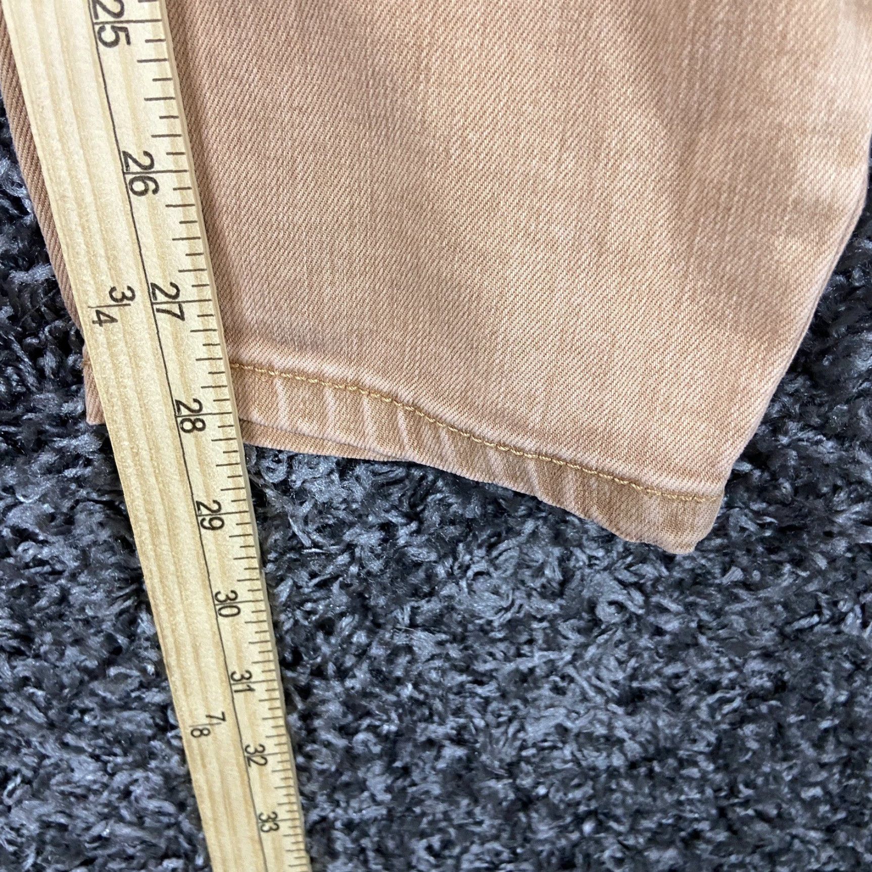 Vintage KNOX ROSE Orange Skinny Ankle Pants Women’s Regular Size 12 Size 34" / US 12 / IT 48 - 7 Thumbnail
