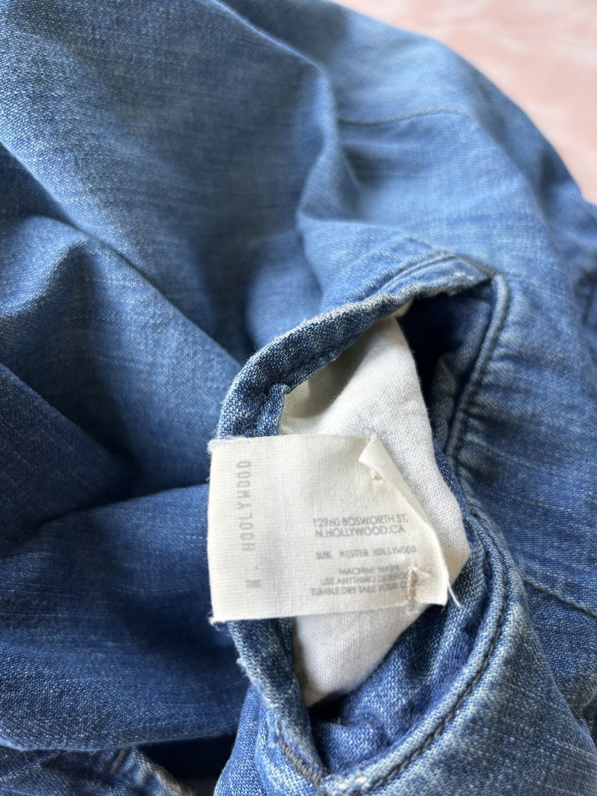 Lee × N.Hoolywood Double Waist Distressed Denim Pant Size US 32 / EU 48 - 13 Thumbnail