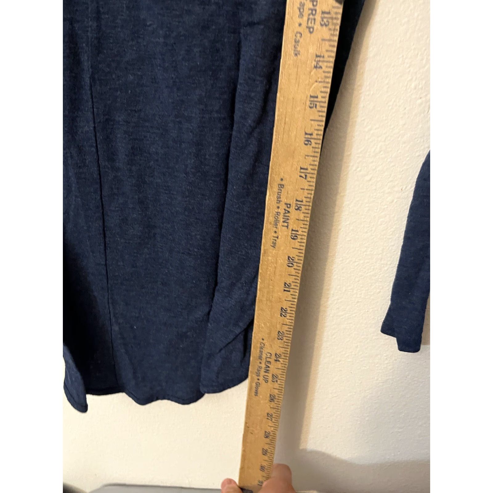 Loft VINTAGE LOFT Women Sweater Long Sleeve V-Neck T-Shirt S Light Blue Solid Casual Size S / US 4 / IT 40 - 4 Thumbnail