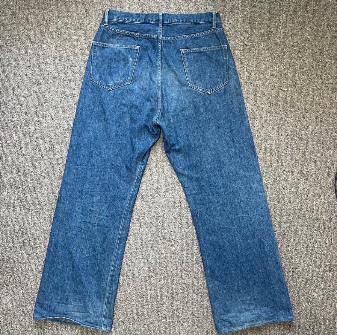 Auralee Auralee SELVEDGE LIGHT DENIM PANTS size 4 Size US 32 / EU 48 - 3 Thumbnail