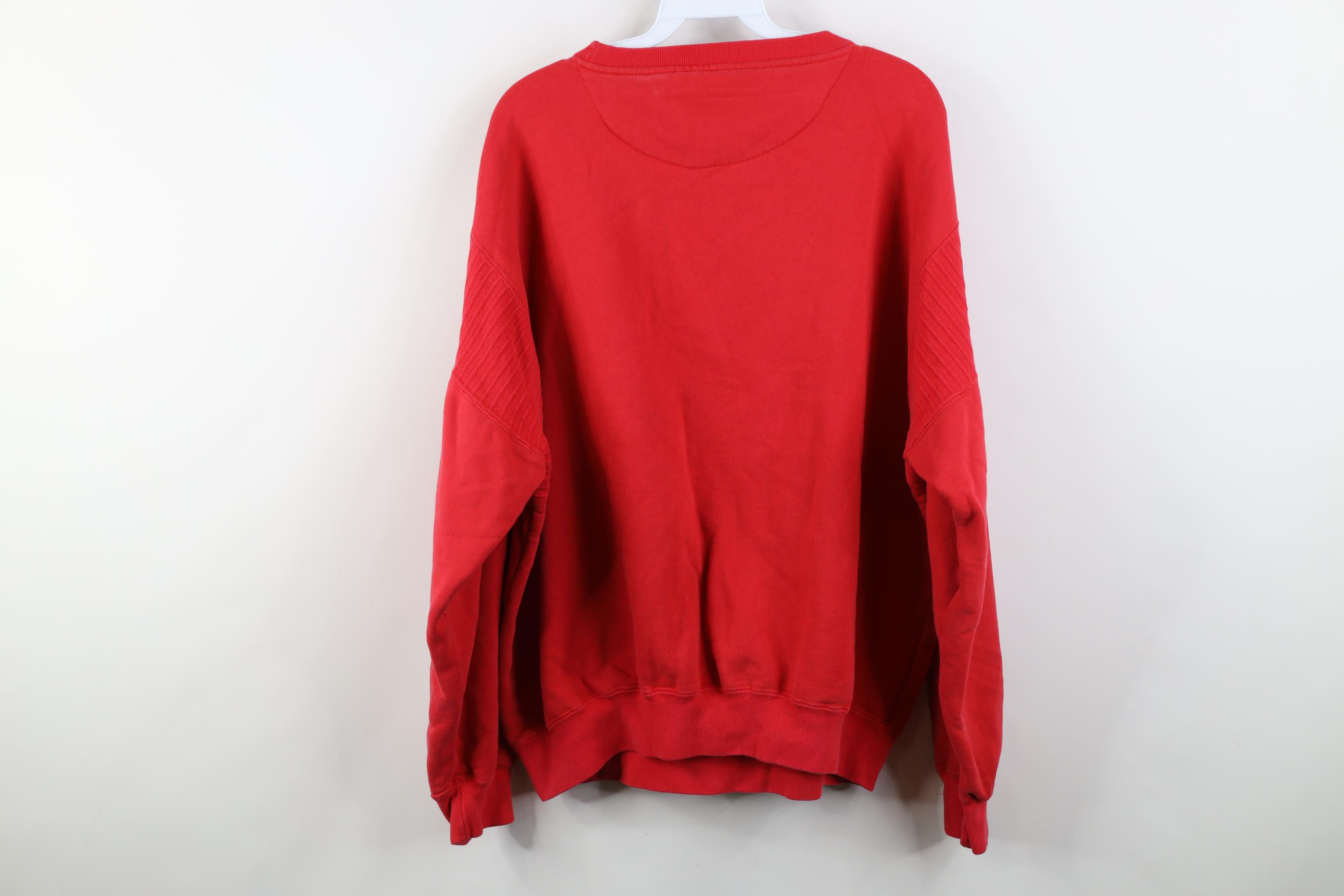 Starter Vintage 90s Starter Faded Boxy Fit Crewneck Sweatshirt Red Size US L / EU 52-54 / 3 - 12 Thumbnail