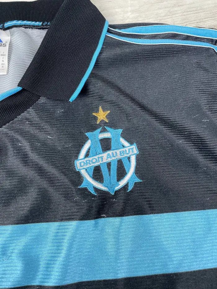 Adidas Adidas Olympique Marseille 1999 2000 Third Shirt Jersey Size US XL / EU 56 / 4 - 4 Thumbnail