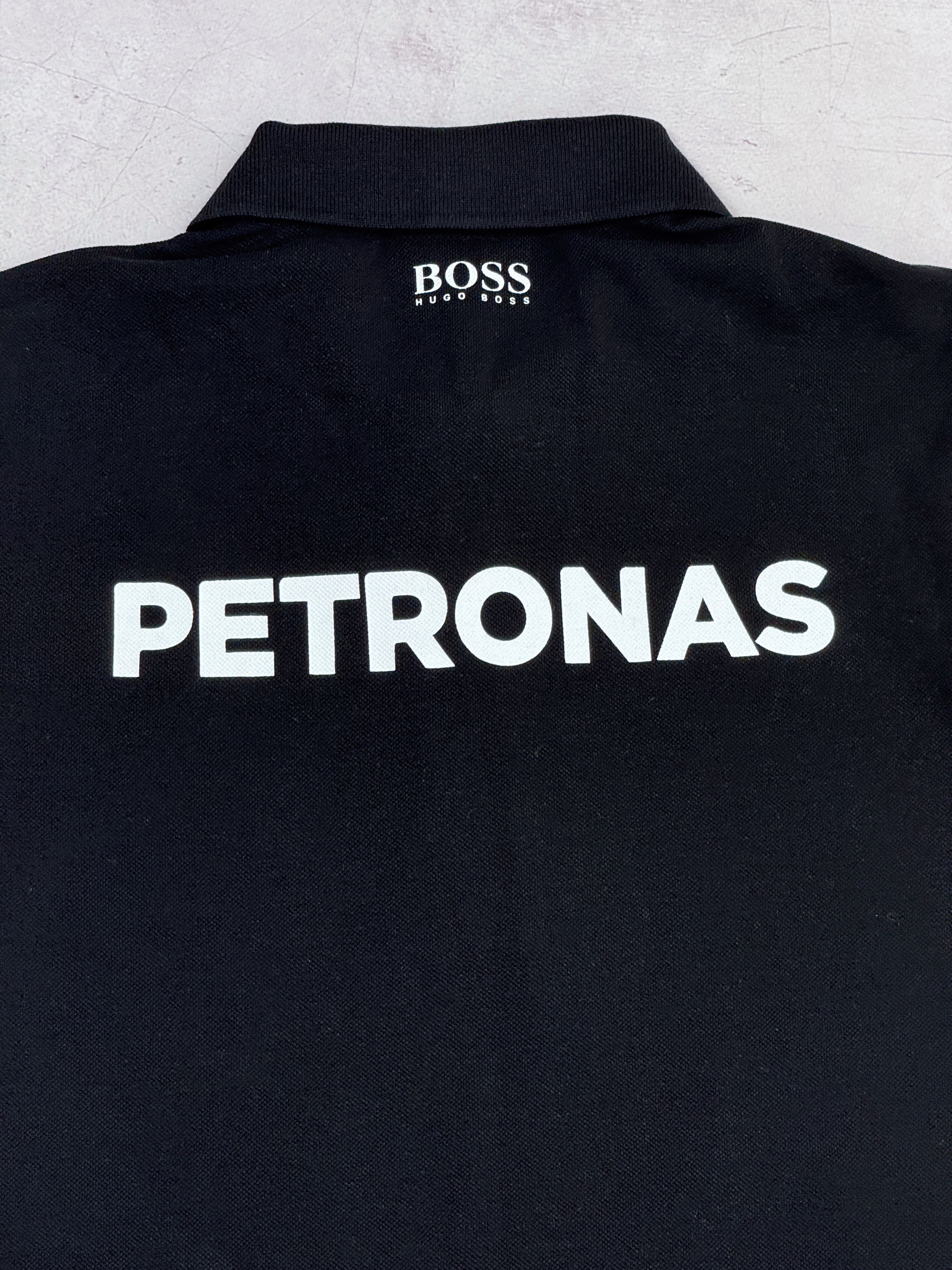 Hugo Boss × Mercedes-Benz Mercedes AMG Petronas F1 Team Polo T-Shirt Ladies UBS Boss Size L / US 10 / IT 46 - 6 Thumbnail