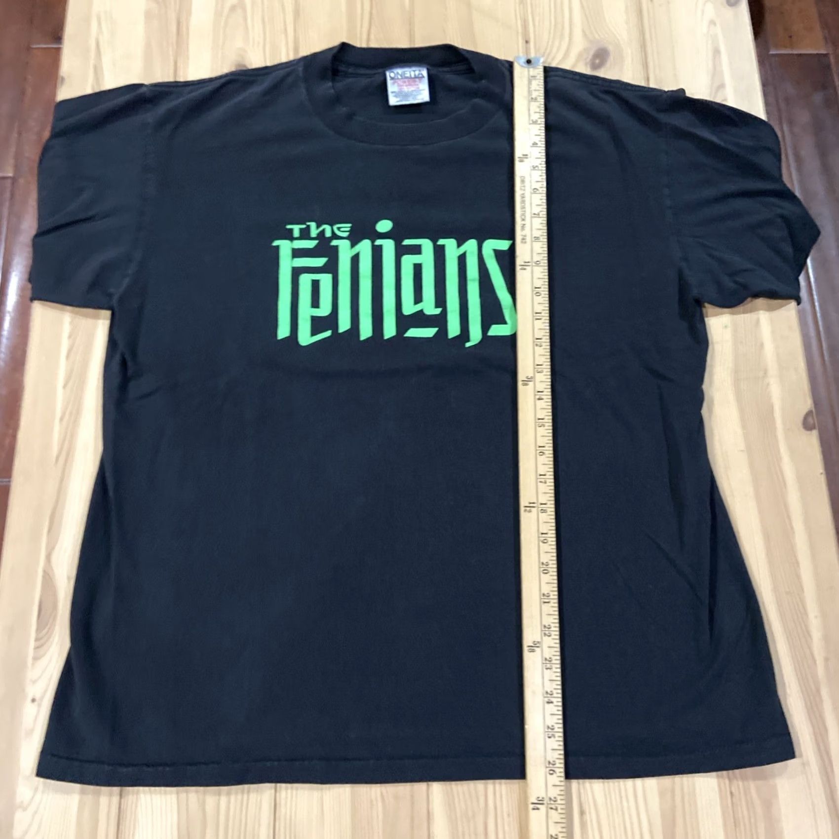 Tultex VINTAGE The Fenians Celtic Rock Band Tour Black Graphic T Shirt Men’s L Size US L / EU 52-54 / 3 - 5 Thumbnail