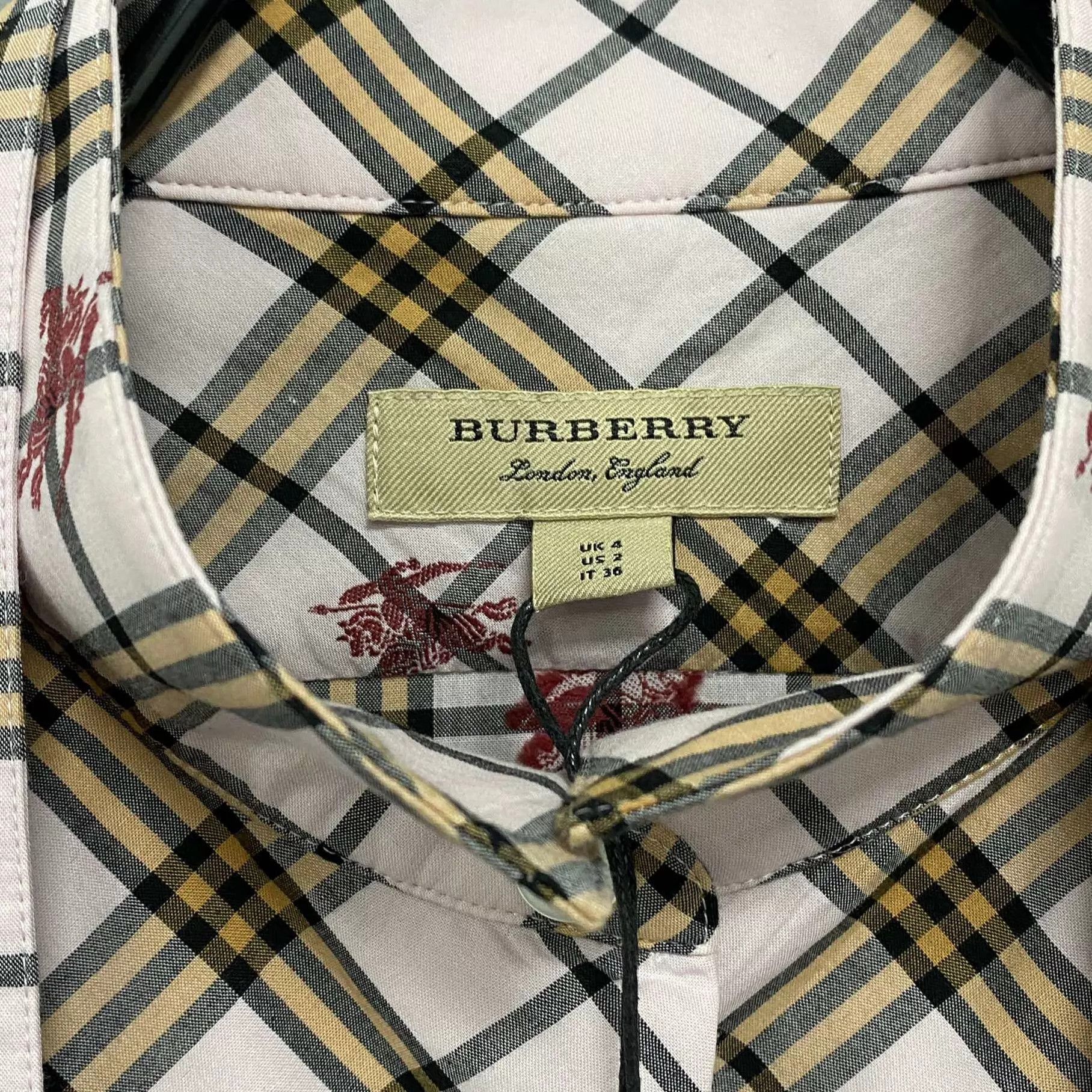 Burberry Burberry pink Horseferry check dress women's UK4 Size XS / US 0-2 / IT 36-38 - 5 Thumbnail
