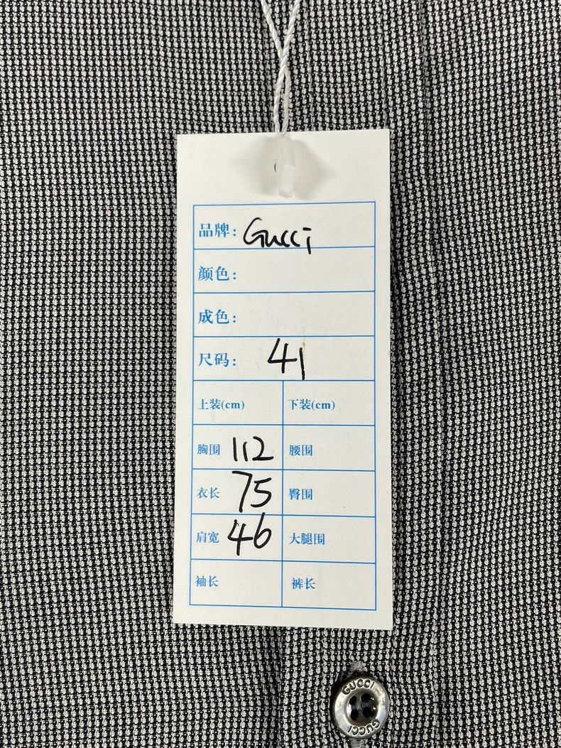 Gucci Gucci Size 41 Thousand Birds Warrior Logo Short-sleeved Sh Size US XS / EU 42 / 0 - 4 Thumbnail