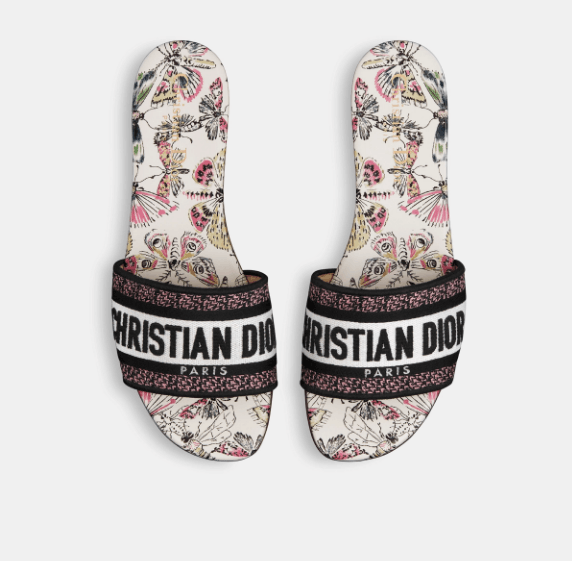 Dior o1w1db10625 KCQ209 Dway Slides in Multicolor Size US 7 / IT 37 - 3 Thumbnail