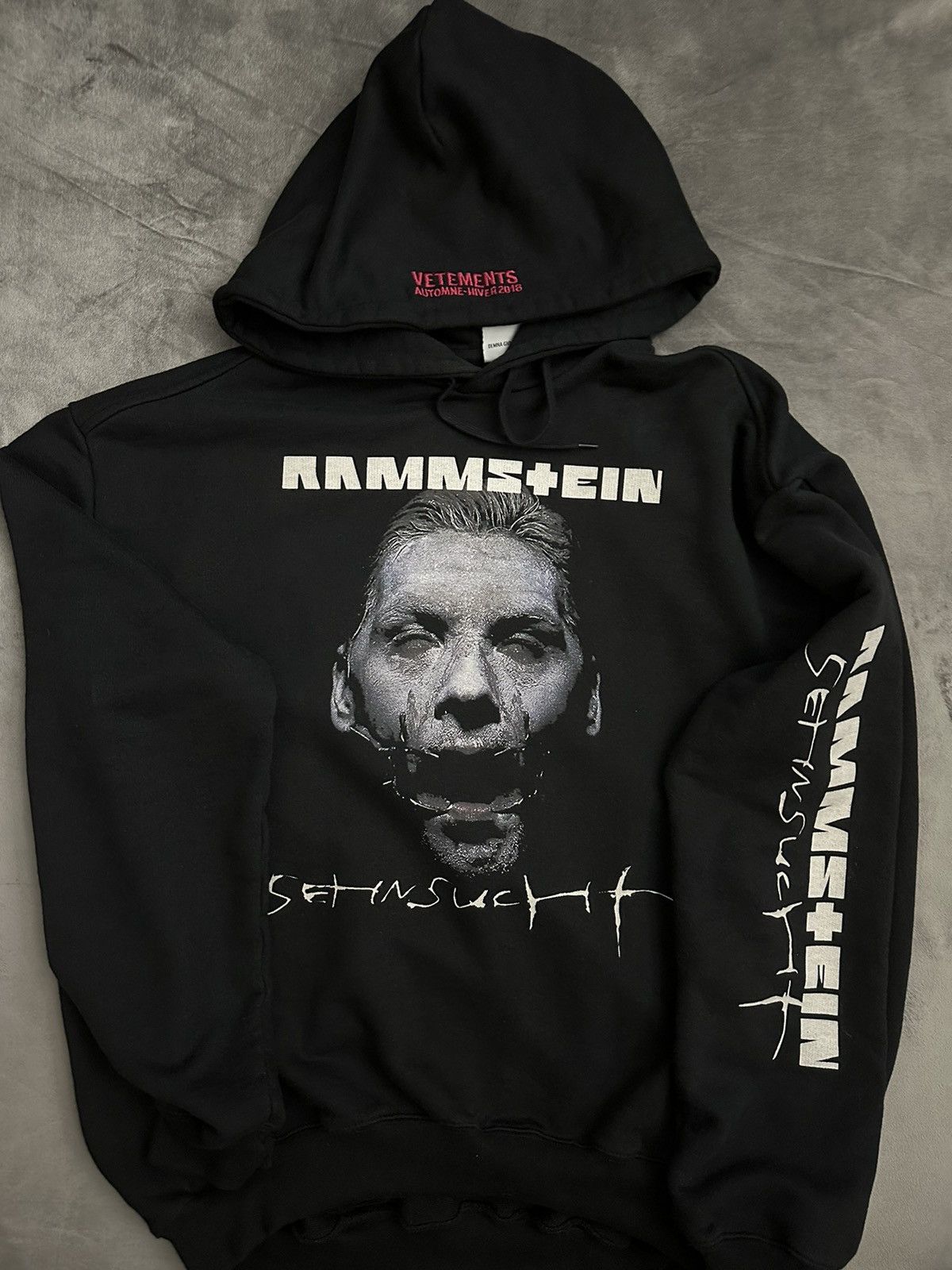 Rammstein vetements hoodie sale