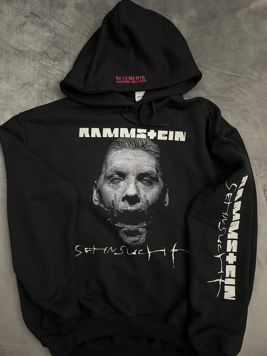 Vetements Vetements Oversized Rammstein Hoodie Grailed