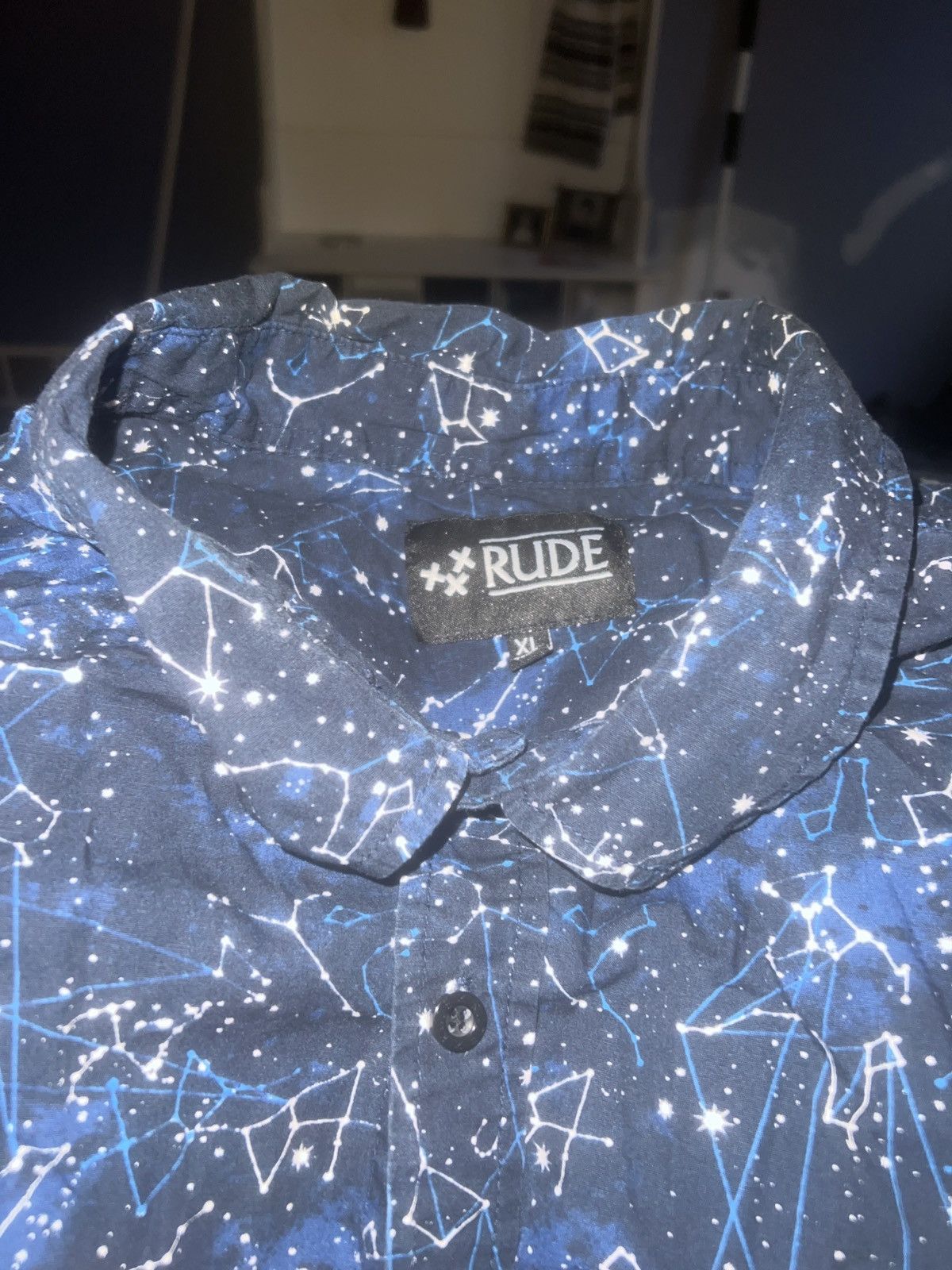 Rude Rude Constellation All-Over Button-Up Shirt Size US XL / EU 56 / 4 - 4 Thumbnail