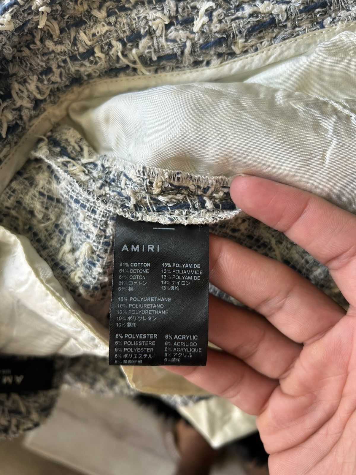 Amiri Amiri tweed 2 piece set Size US M / EU 48-50 / 2 - 15 Thumbnail