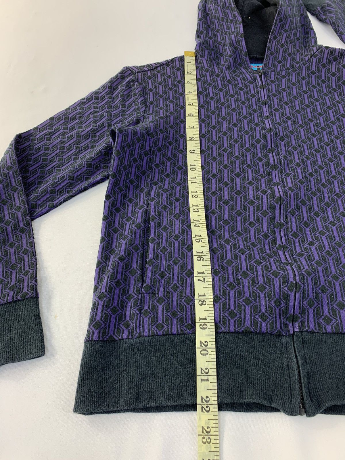 Designer Katherine Hamnett London Zip Up Hooded Jacket Nova Checked Size M / US 6-8 / IT 42-44 - 10 Thumbnail