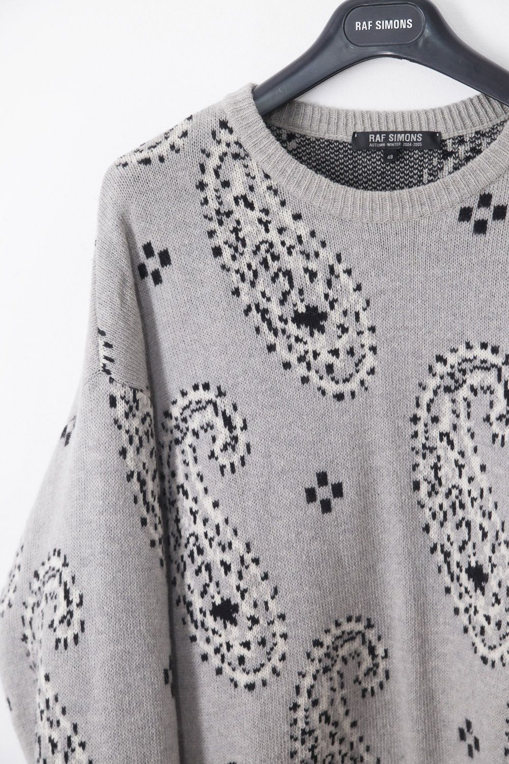 Raf Simons AW04 Waves paisley sweater Size US M / EU 48-50 / 2 - 2 Thumbnail