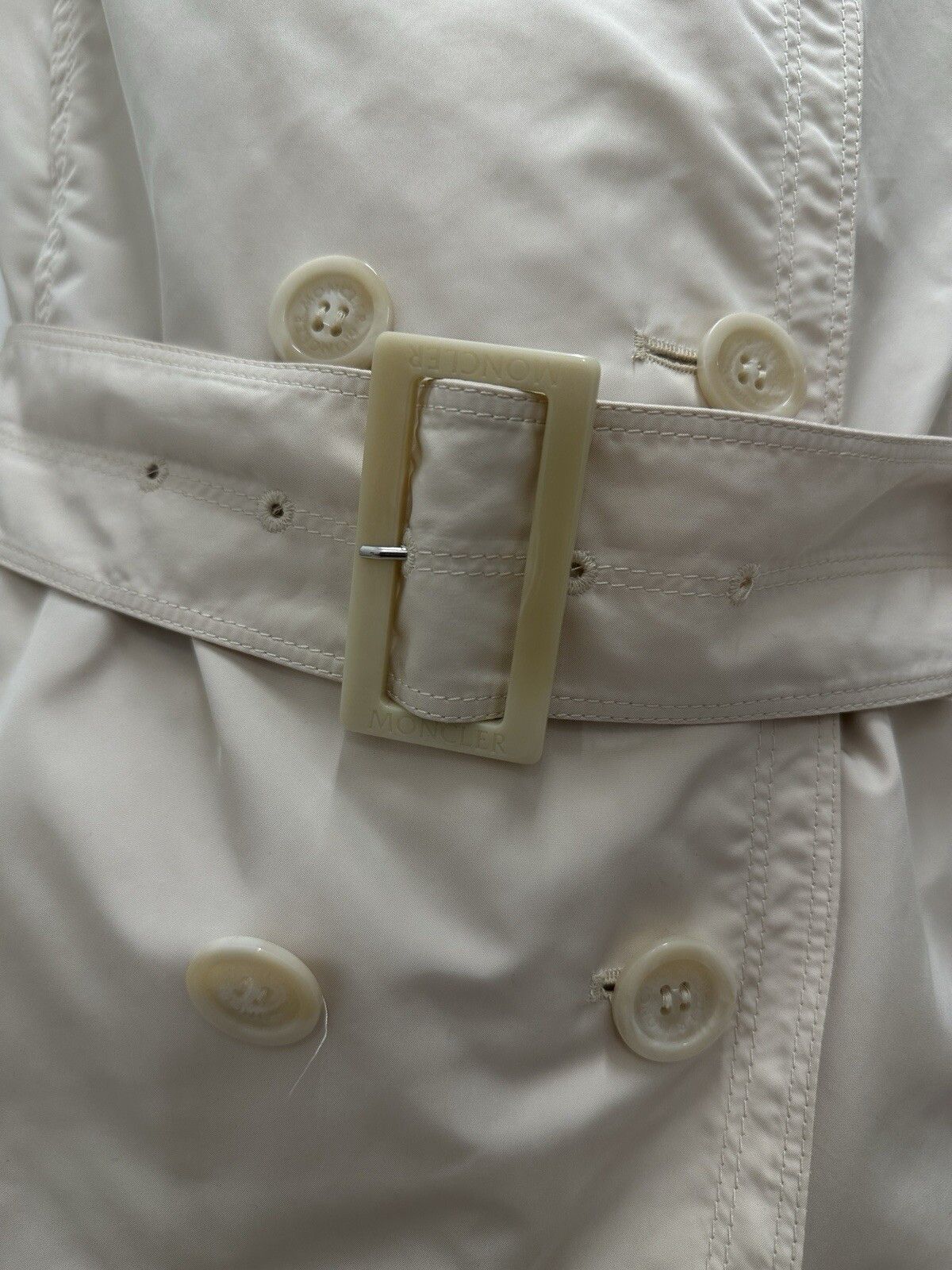 Moncler Moncler Nerine Women Belted Trench Coat Jacket Nylon Shirri Size L / US 10 / IT 46 - 12 Thumbnail