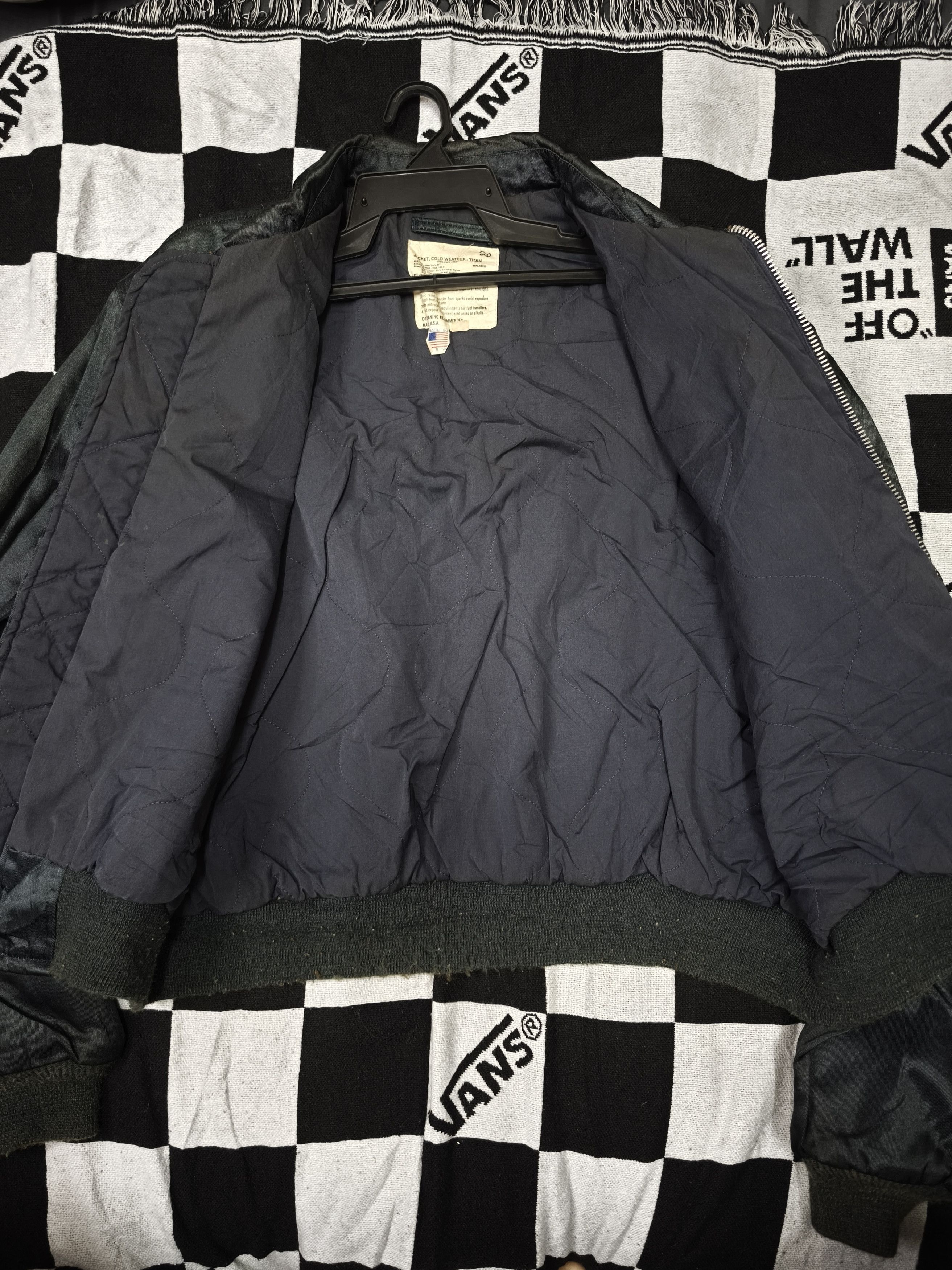 Vintage VERY RARE VINTAGE TITAN CLOTH FLIGHT JACKET BOMBER CWU 55/P Size US XL / EU 56 / 4 - 9 Thumbnail