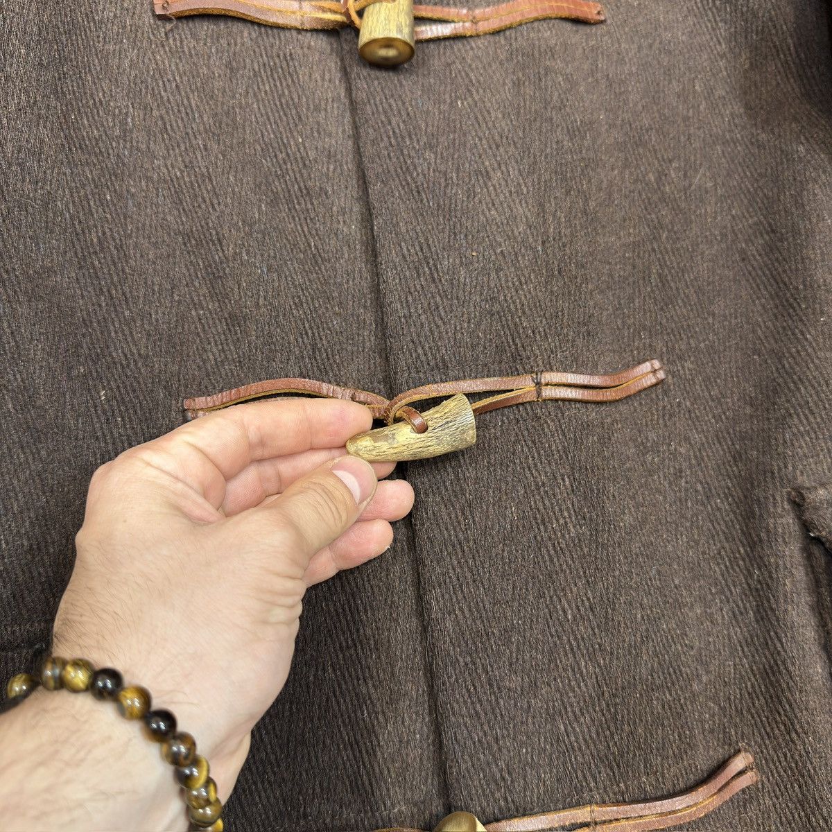 Designer × Vintage Martin Barry Handmade Wool Duffle Coat England Size S Size US S / EU 44-46 / 1 - 6 Thumbnail