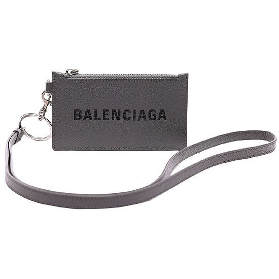 o1mt1gz0924 Size: OS / Cash Card Case On Keychain in Grey