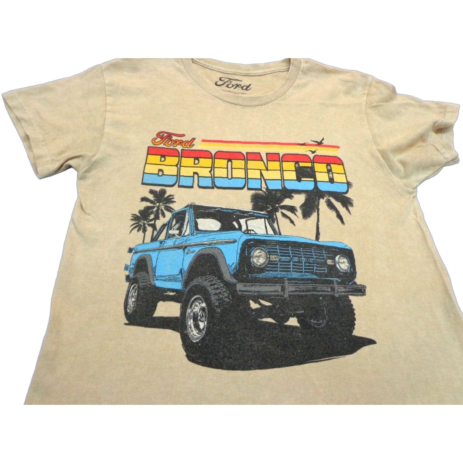 Ford Ford Bronco Tan Graphic T Shirt Size Small Size US S / EU 44-46 / 1 - 1 Thumbnail