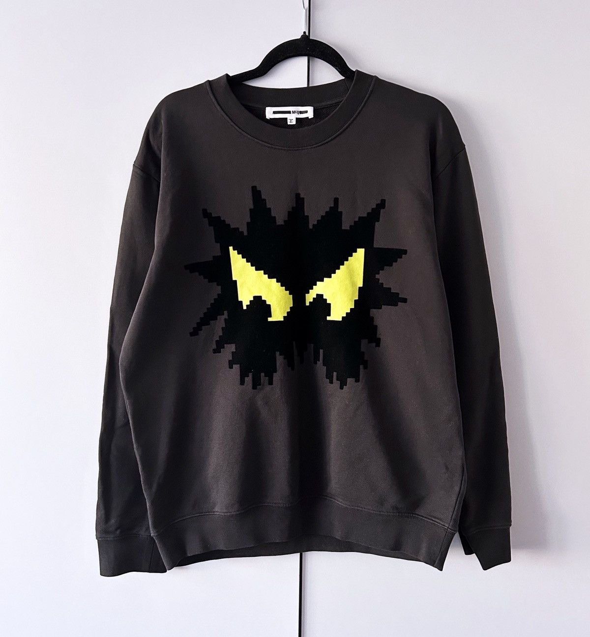 Alexander McQueen Alexander McQueen McQ sweatshirt Pixel Mad velvet monster Size US M / EU 48-50 / 2 - 1 Thumbnail