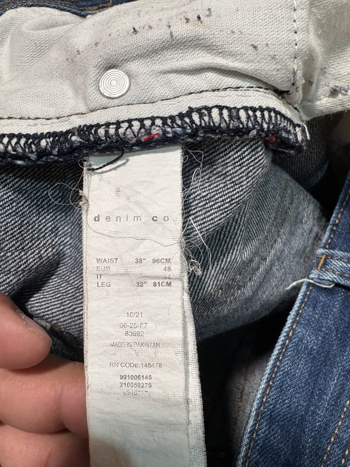 The Stronghold Vintage The Stronghold Los Angeles Selvedge Denim Jeans Size US 38 / EU 54 - 9 Thumbnail