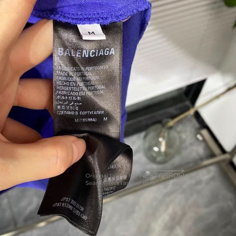 Balenciaga Balenciaga Short sleeve T-shirt with reverse embroidery le Size US M / EU 48-50 / 2 - 6 Thumbnail