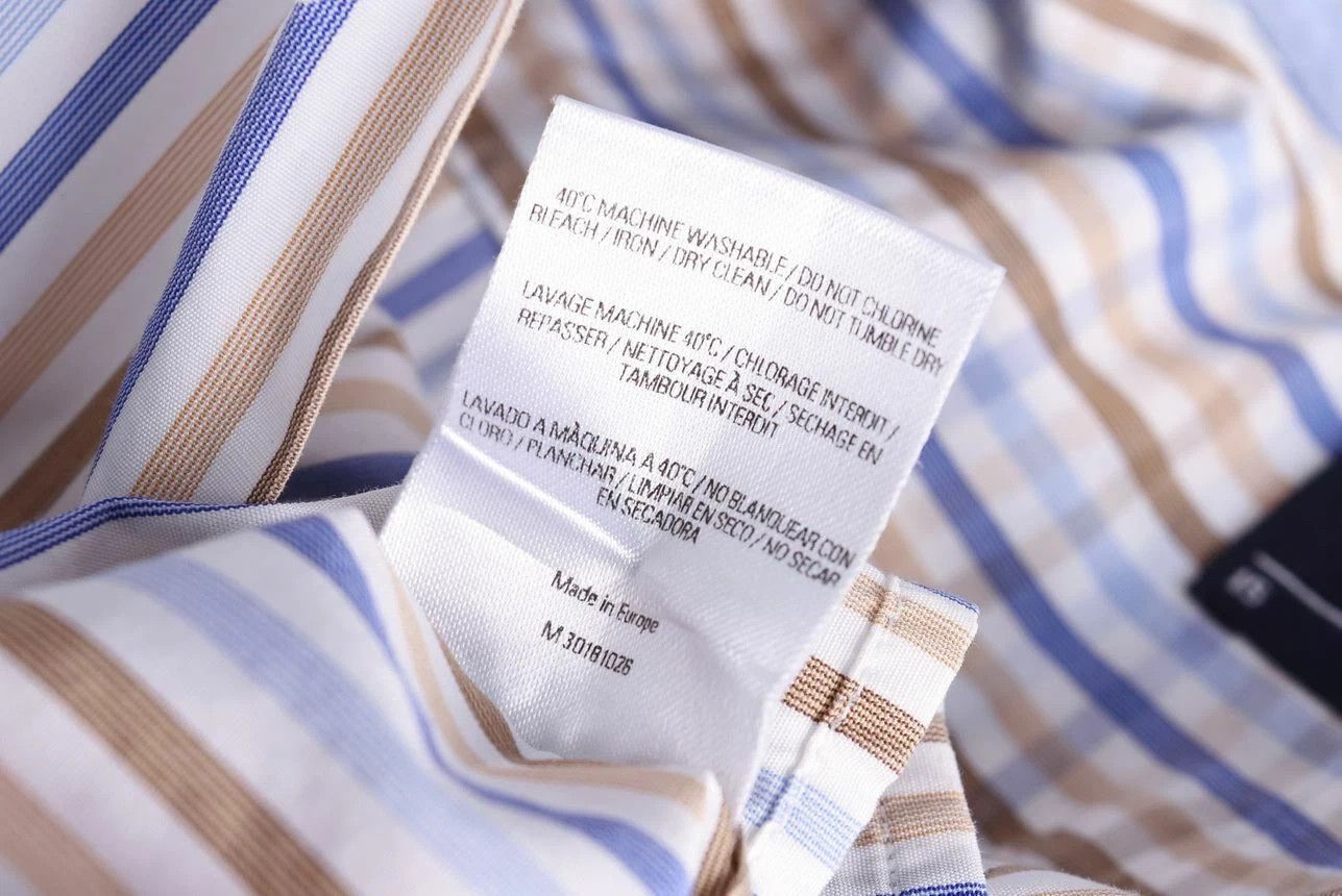 Hackett Hackett London Men's Striped Cotton Long Sleeve Shirt Size US S / EU 44-46 / 1 - 7 Thumbnail