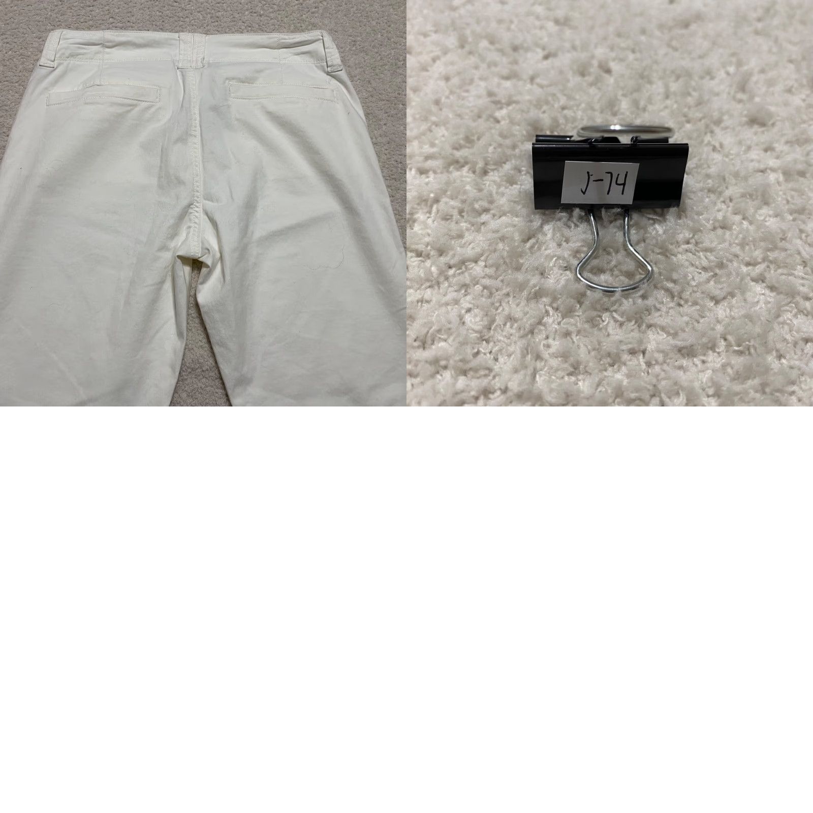 American Eagle Outfitters VINTAGE American Eagle Jeans Womens 4 White Skinny Stretch Cotton Denim Pants Casual Size 27" / US 4 / IT 40 - 9 Thumbnail