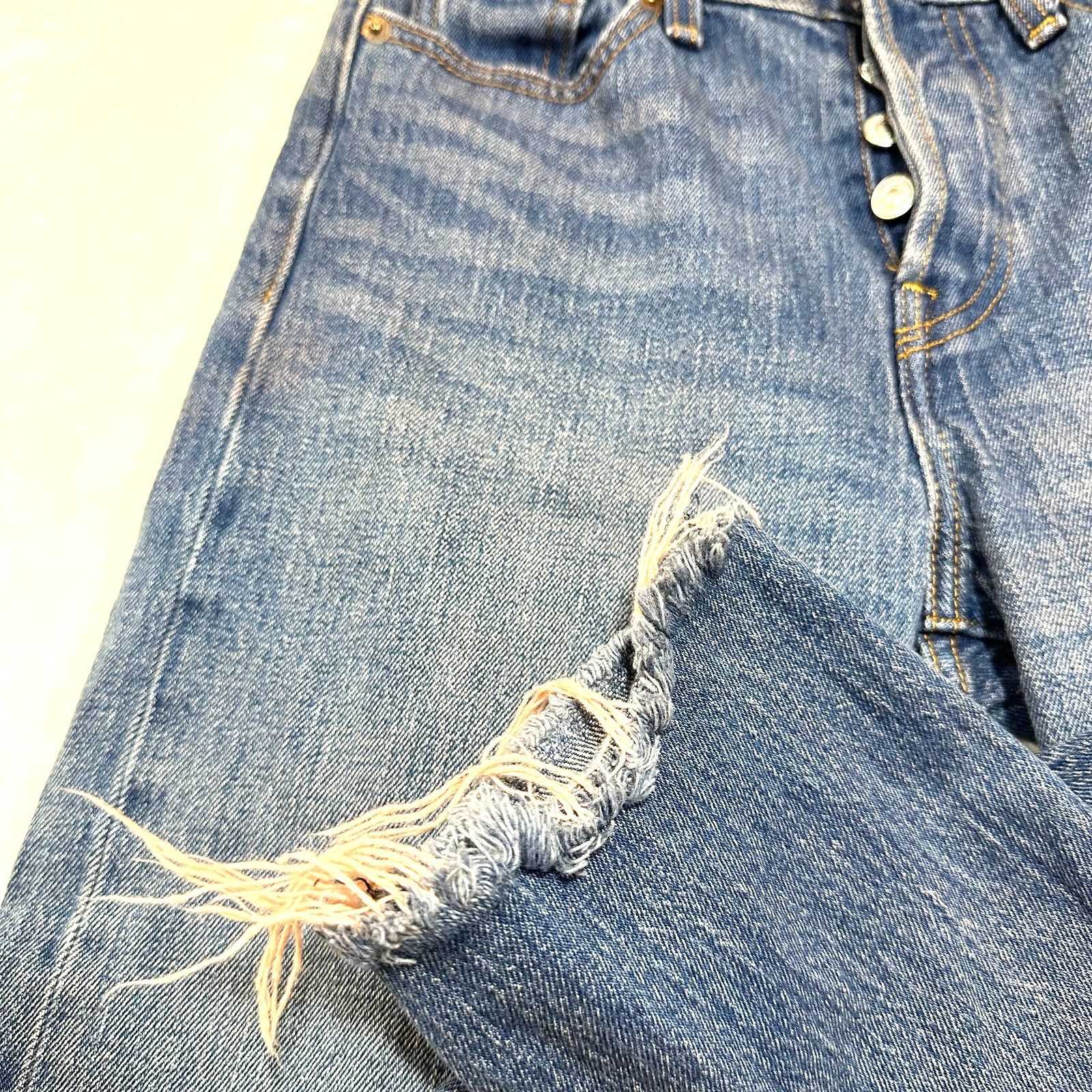 Levi's Levi's Jeans 26 White Oak Cone Medium Wash Pink Dyed Skinny Size 26" / US 2 / IT 38 - 3 Thumbnail