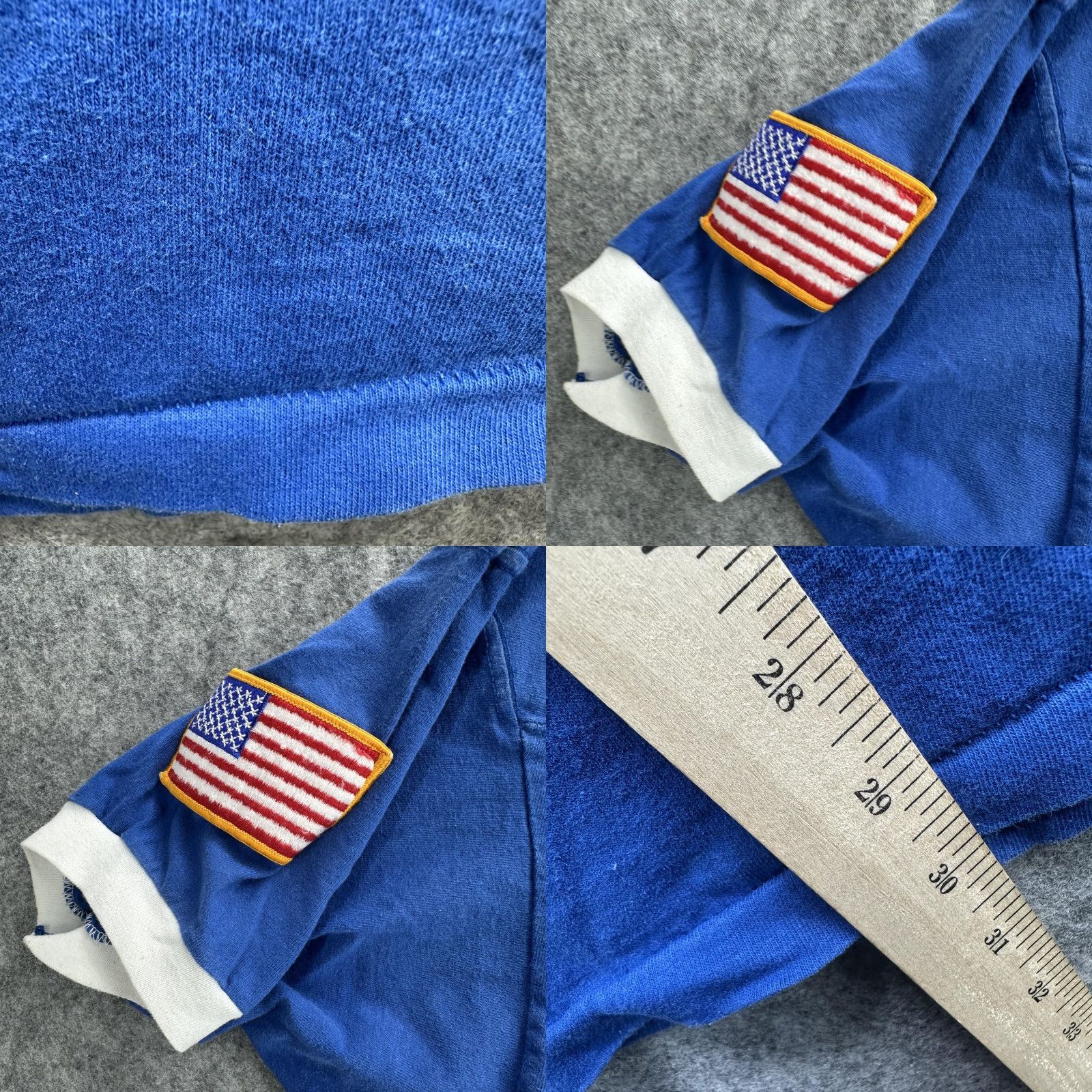 Vintage VINTAGE Lawrence Construction Shirt Mens Large Blue Eagle USA Patch 90s Shirt Mens Large Blue Eagle USA Patch 90s Size US L / EU 52-54 / 3 - 8 Thumbnail