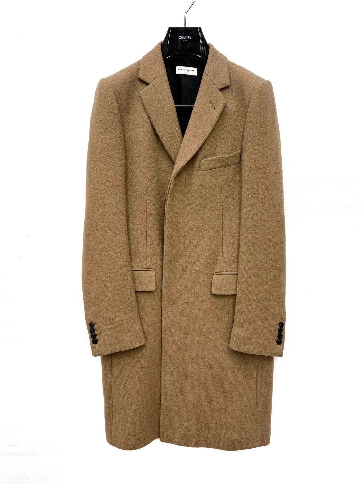 Dries Van Noten Beige Longline Coat - Size S Size US S / EU 44-46 / 1 - 1 Thumbnail