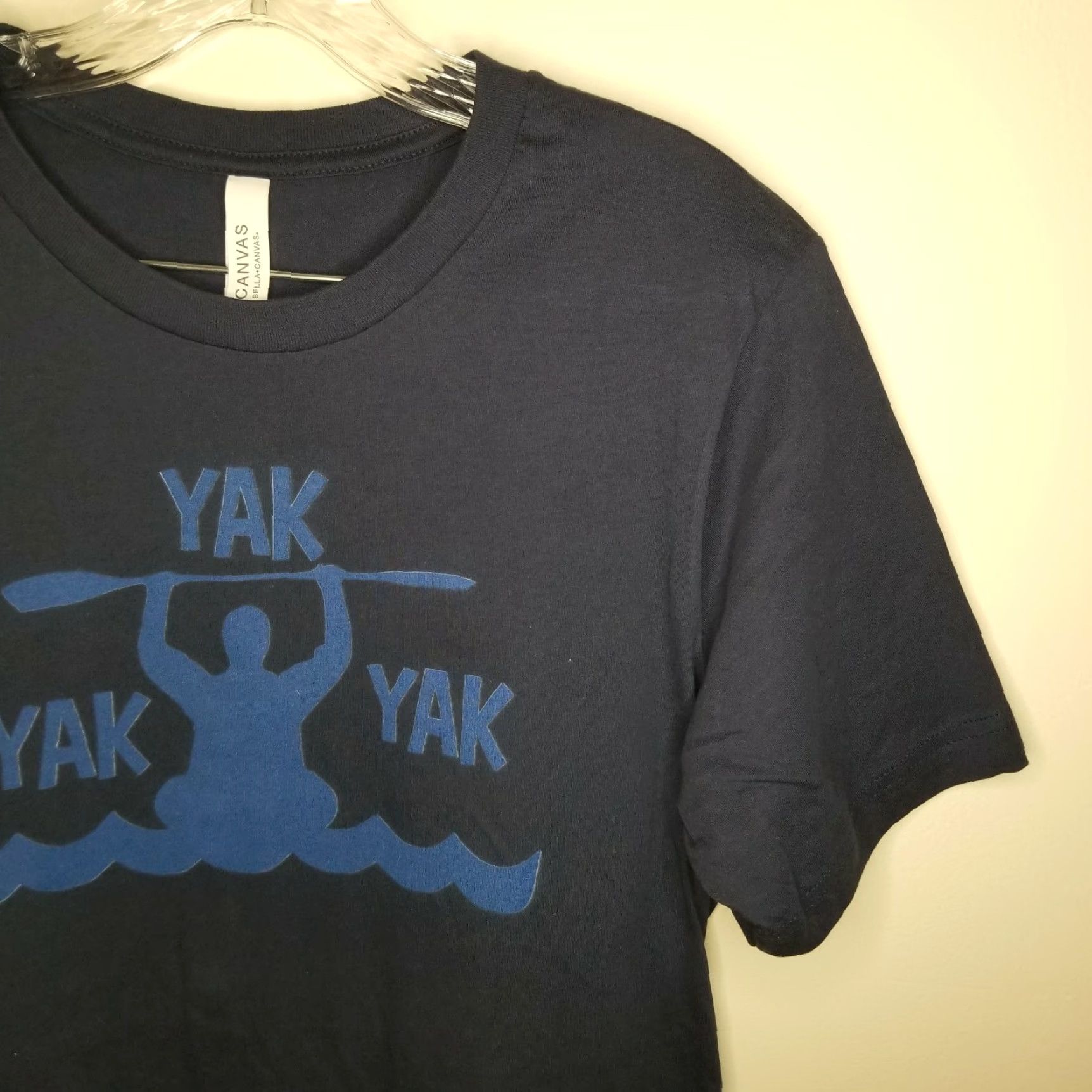 Vintage VINTAGE? No—Just Canvas Kayak Yak Yak Yak T-Shirt Blue Short Sleeve Women M Size T-Shirt Women Blue Kayak Yak Yak Yak Canvas Shirt M Women Size M / US 6-8 / IT 42-44 - 2 Thumbnail