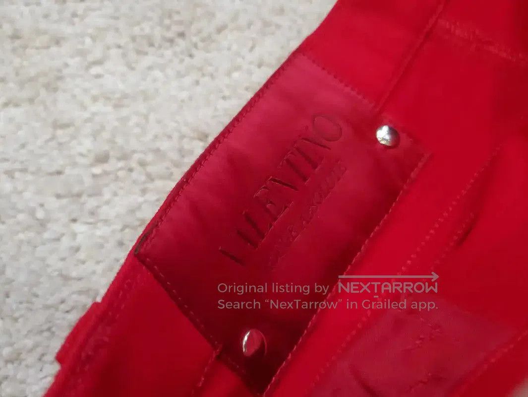 Valentino Valentino Red Cotton Women's Shorts . Size 27" / US 4 / IT 40 - 5 Thumbnail