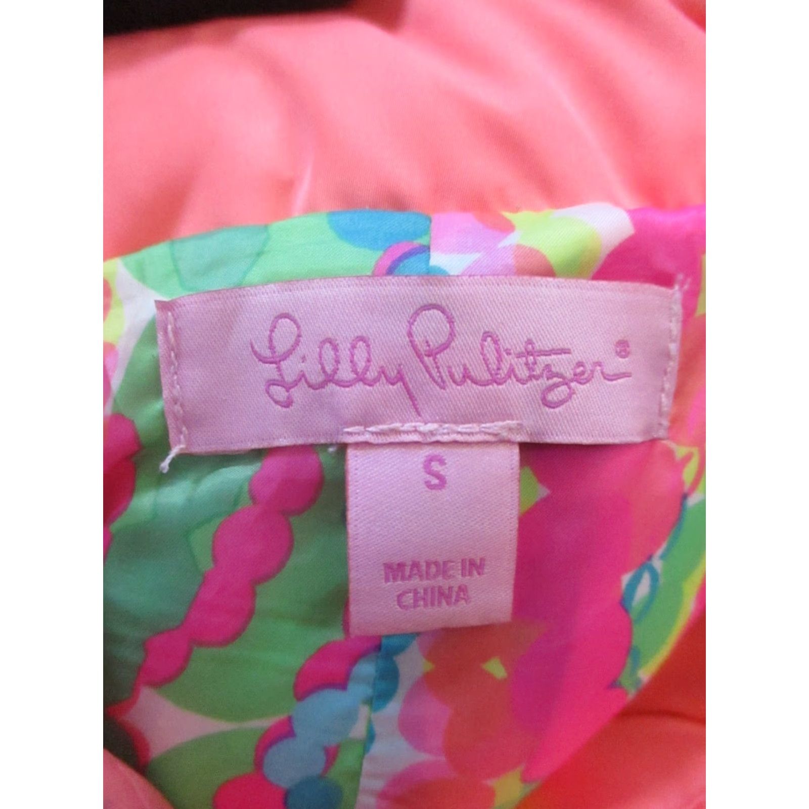 Lilly Pulitzer Lilly Pulitzer Vest Womens Small Pink Down Insulated Puffer Size S / US 4 / IT 40 - 3 Thumbnail