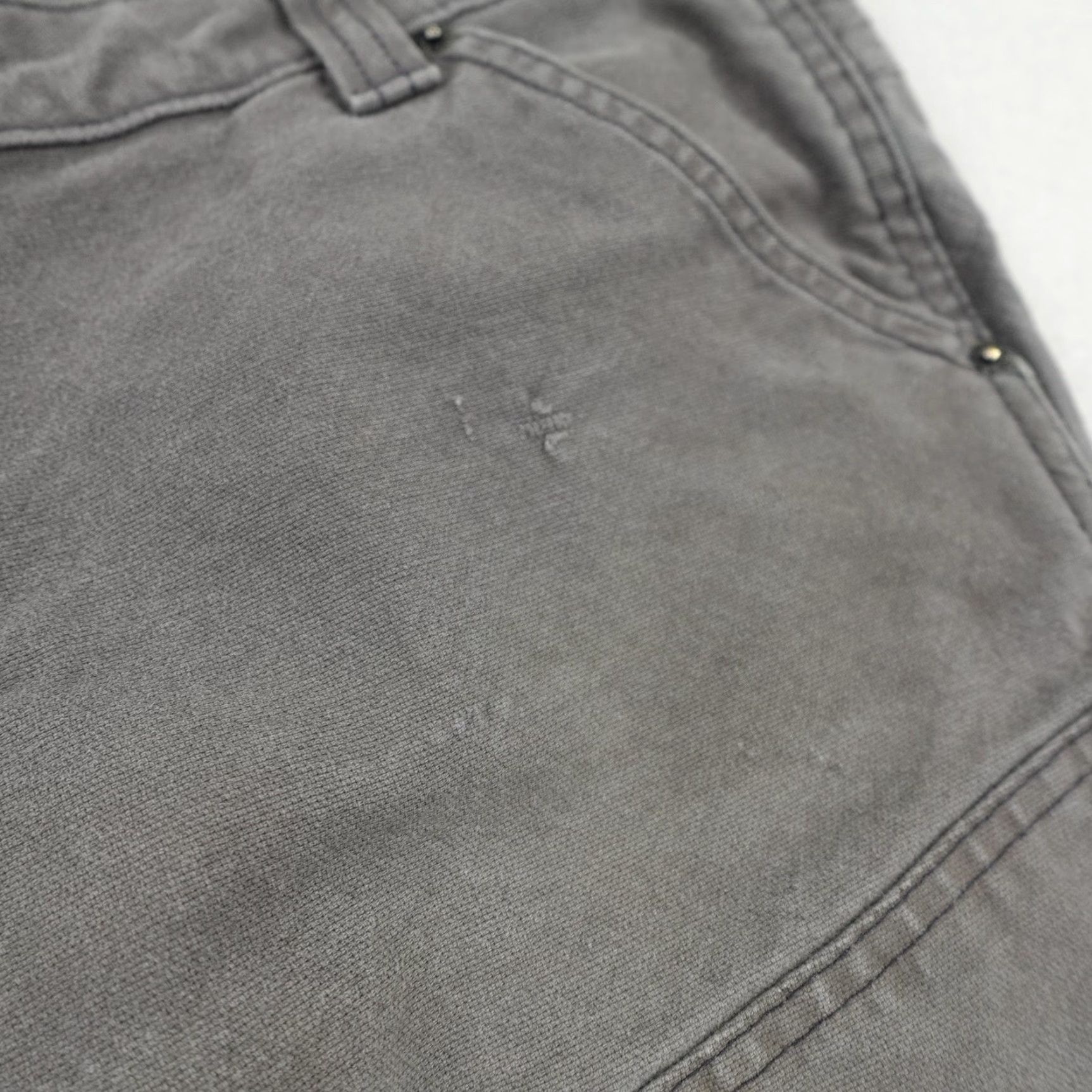 Vintage Dovetail Pants Womens Carpenter Utility Workwear 18 Regular 32 Gray Double Knee Stretch Cotton Spandex Pockets Size 40" / US 18 - 5 Thumbnail
