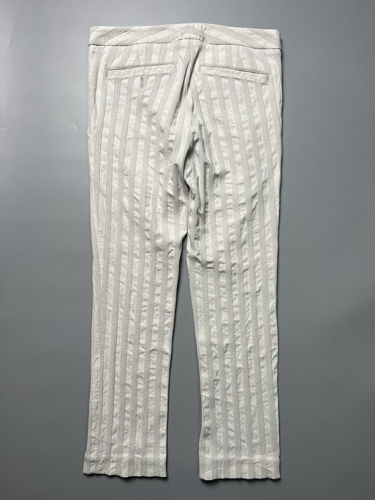 Issey Miyake × Pleats Please Issey Miyake × Vintage Vintage IsseyMiyake Striped Bones Pants Size US 30 / EU 46 - 7 Thumbnail
