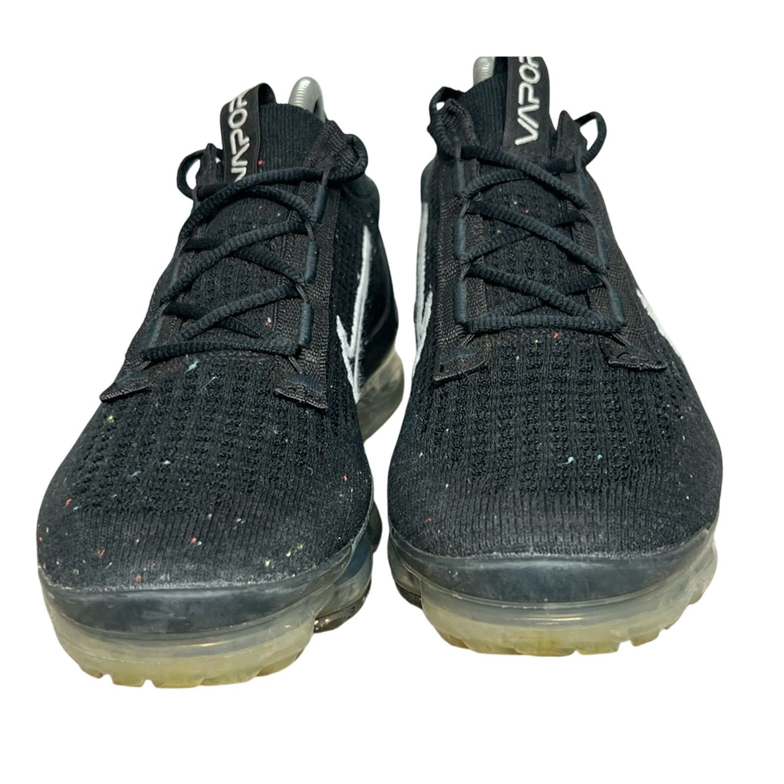 Nike Women's Nike Air Vapormax 2021 FK Flyknit Black Silver 8.5 Size US 8.5 / IT 38.5 - 6 Thumbnail