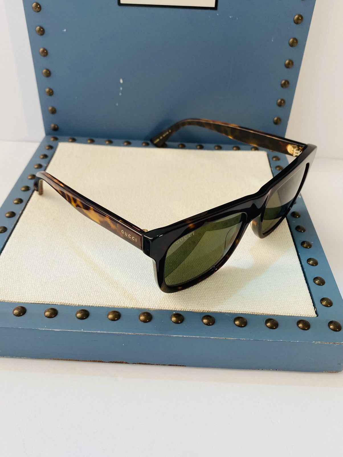 image of New Authentic Gucci Gg0158Sn M 002 Square Sunglasses, Men's