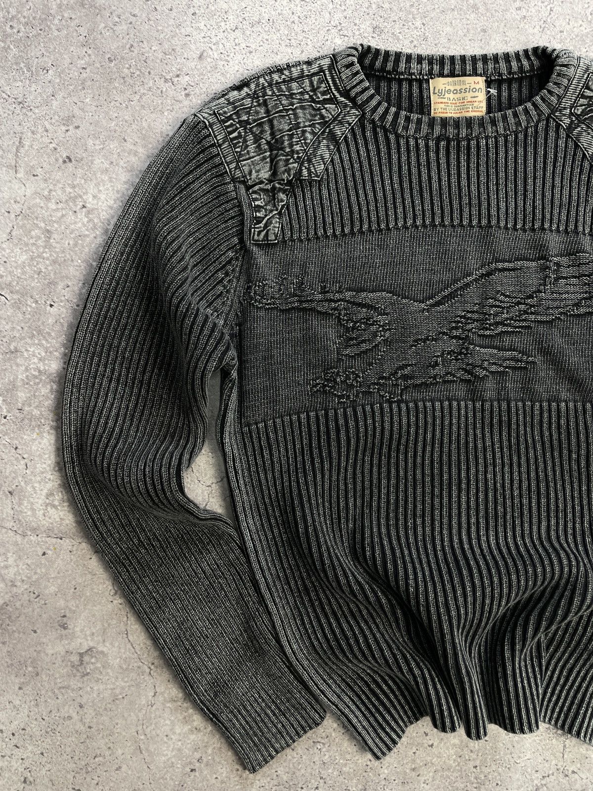 Japanese Brand × Vintage Vintage Avant Garde Style Striped Sweater Faded Y2K knitted Size US M / EU 48-50 / 2 - 5 Thumbnail