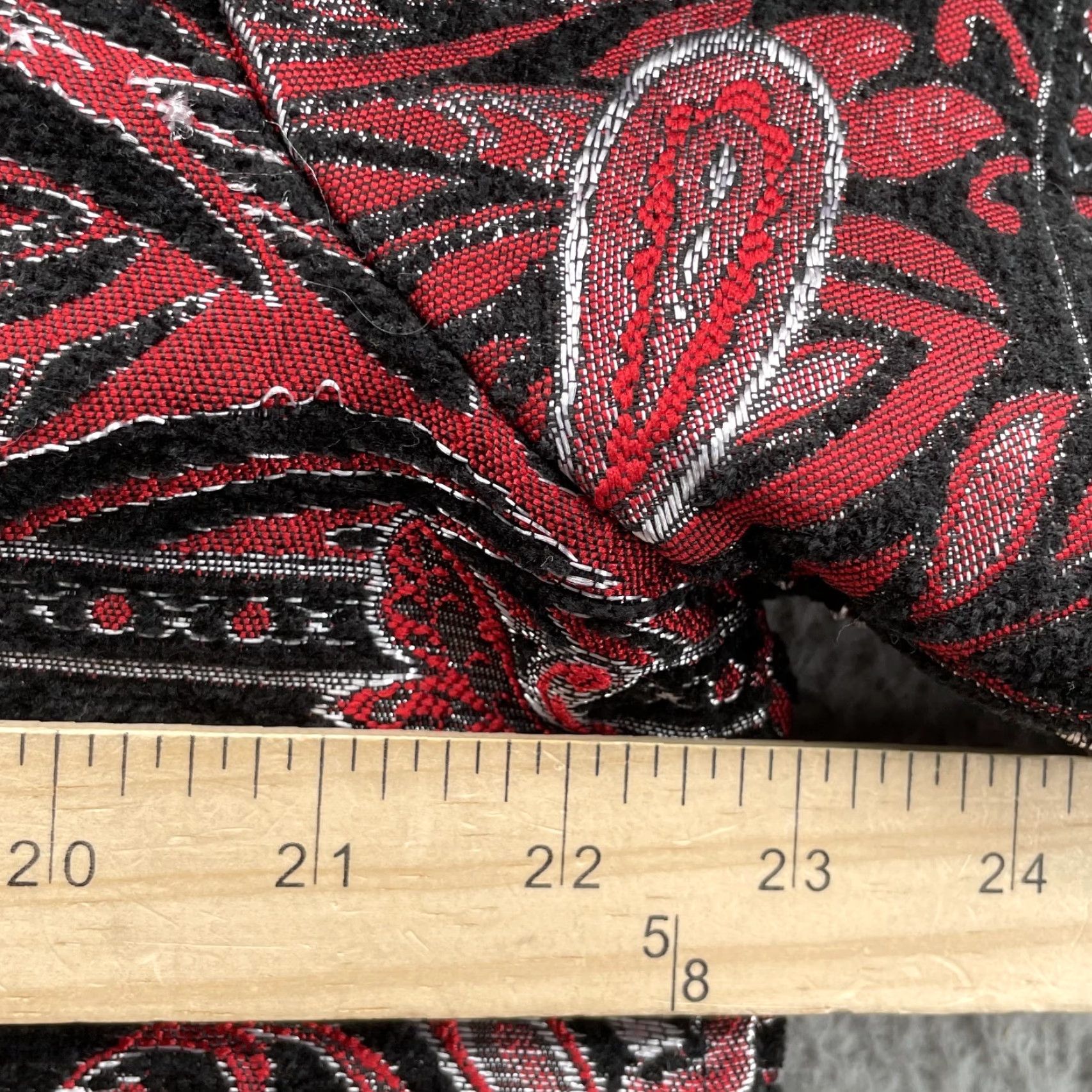 Vintage Christopher Banks Jacket Women's XL Red Paisley Patchwork Tapestry Retro Boho Size XL / US 12-14 / IT 48-50 - 4 Thumbnail
