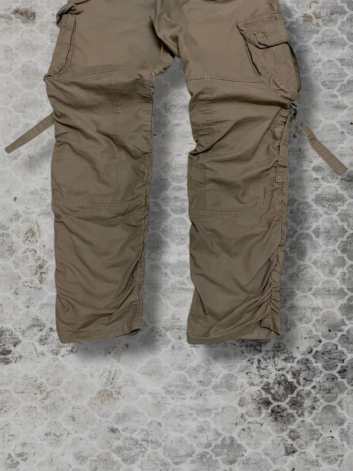 LOWBOX Vintage Og 1990s Japan Designer Lowbox Cargo Bondage Pant Size US 31 - 12 Thumbnail