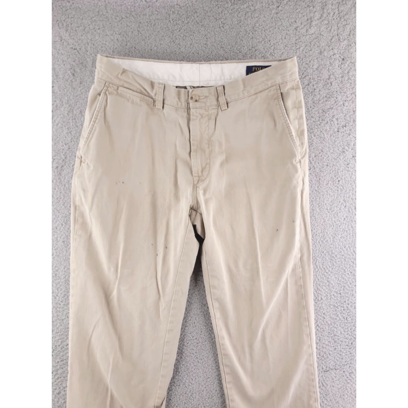 Polo Ralph Lauren Polo Ralph Lauren Pants Mens 32x29 Tan Beige Chino Khaki Straight Fit Work Shirt Size US XS / EU 42 / 0 - 2 Thumbnail
