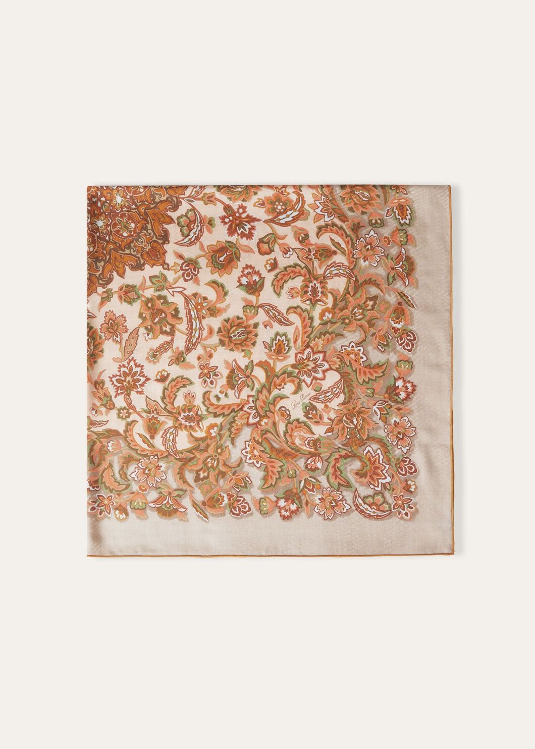 Loro Piana o1w1db10725 FAO6963 Size: OS / Faience Shawl in Multicolor Size ONE SIZE - 1 Thumbnail