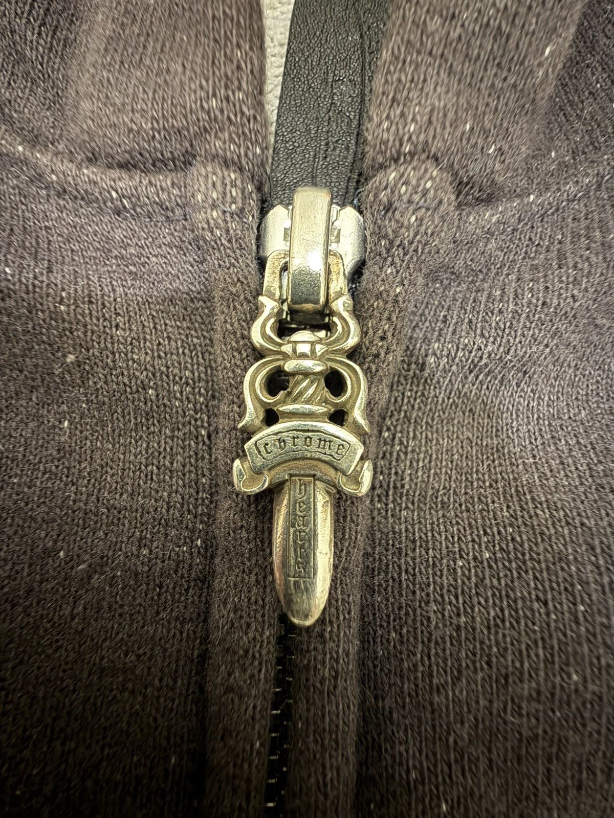 Chrome Hearts Chrome Hearts Y NOT Zip Up Hoodie in Ash Grey Size US M / EU 48-50 / 2 - 2 Thumbnail