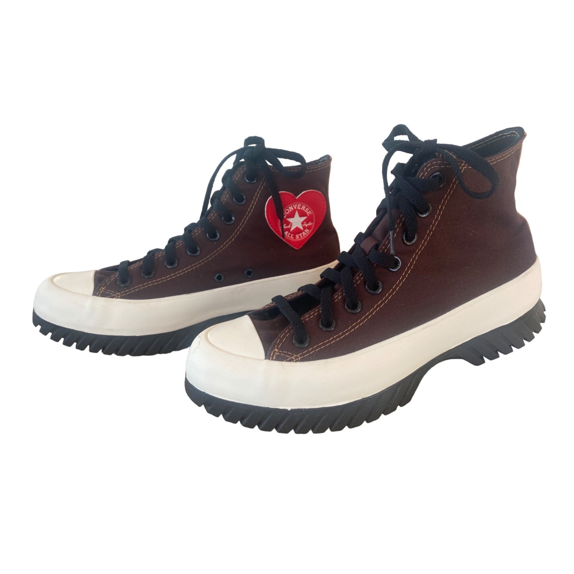 Converse Converse Chuck Taylor Lugged 2.0 Sneaker Platform Brown Canv Size US 10 / IT 40 - 1 Thumbnail