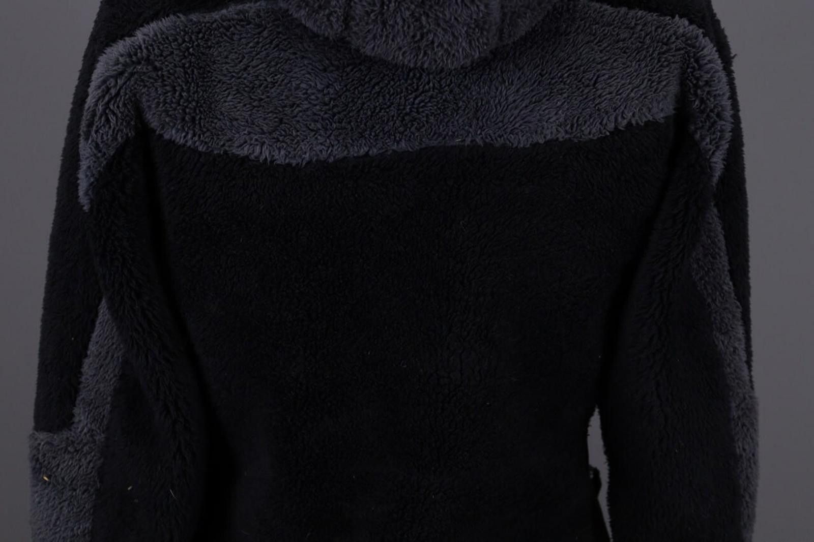 Designer Montura The Ergonomic Equipage Black Plush Jacket Size L Size L / US 10 / IT 46 - 12 Thumbnail