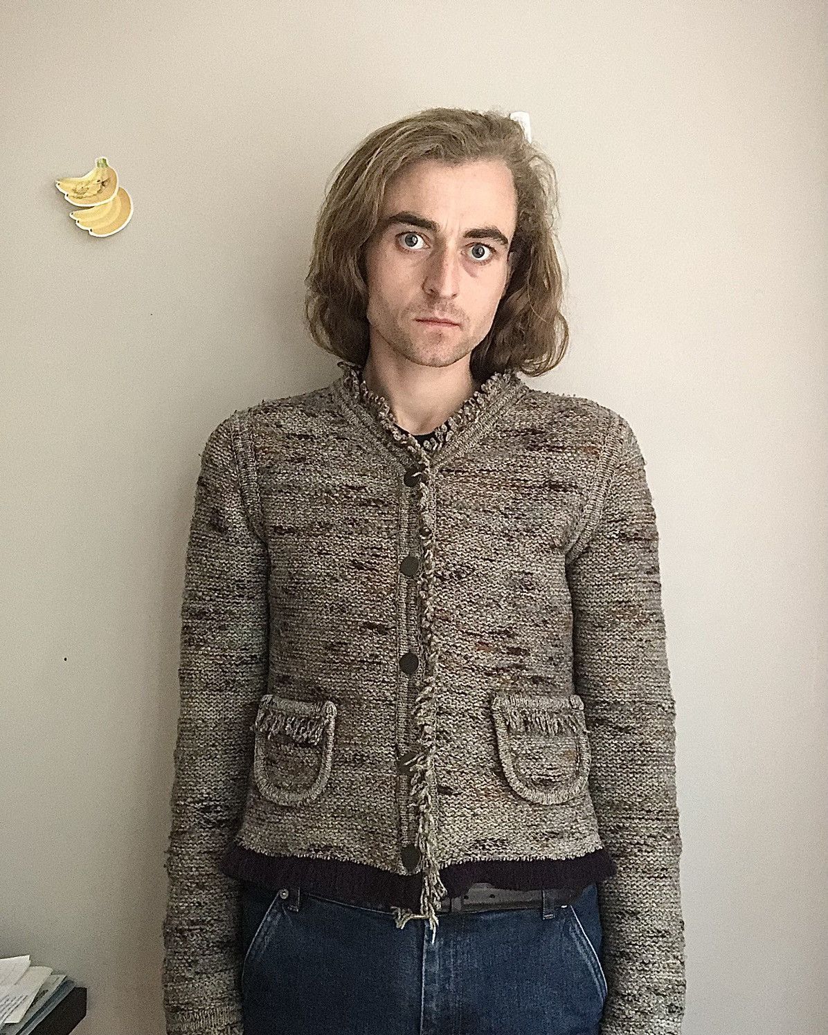 Chanel Chanel AW1999 Runway Grey/Purple Fringed Knit Jacket Size XS / US 0-2 / IT 36-38 - 6 Thumbnail