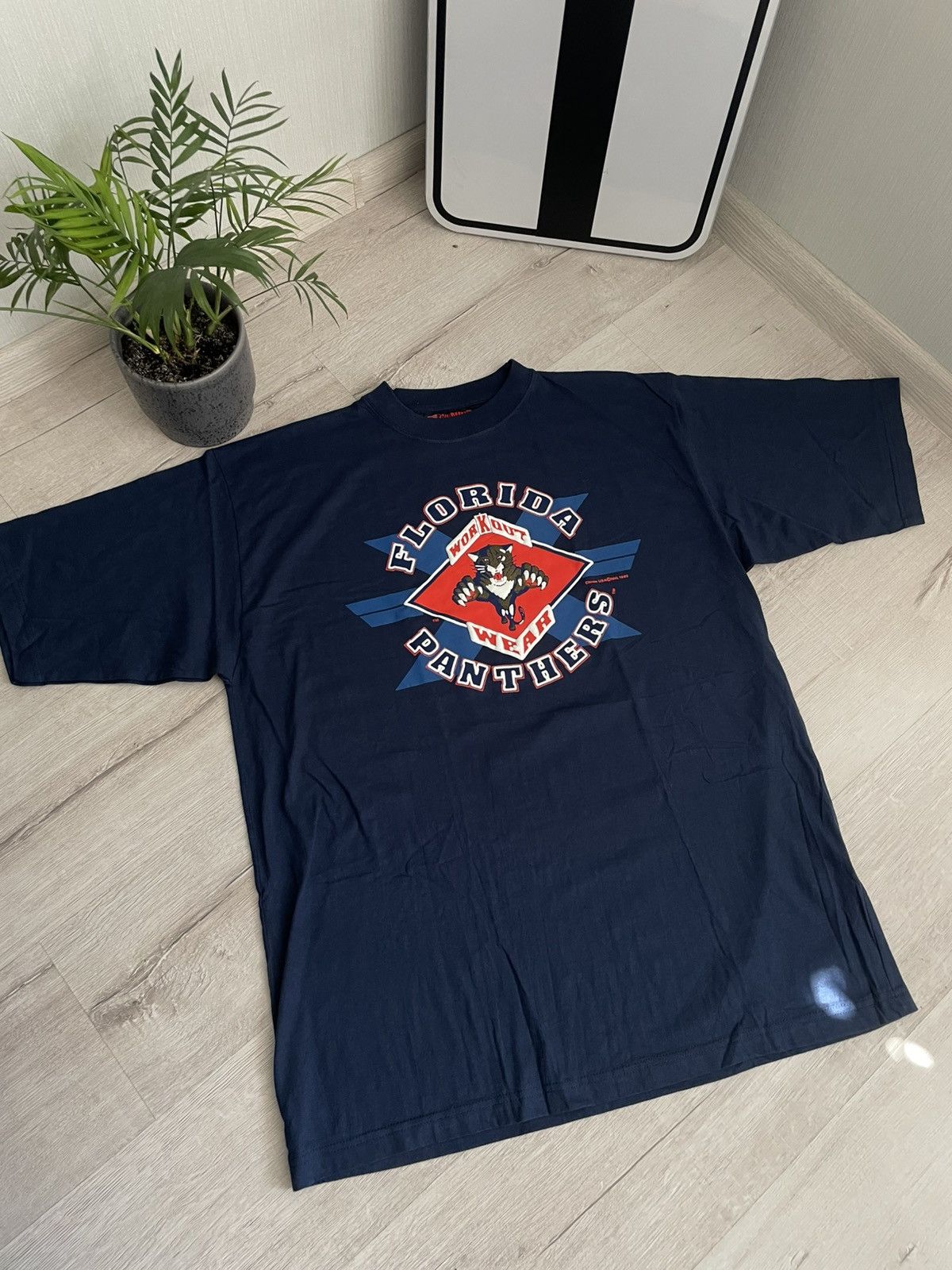 NHL × Vintage Vintage 1993 NHL Florida Panthers Workout Wear Chinin Hockey Size US L / EU 52-54 / 3 - 4 Thumbnail