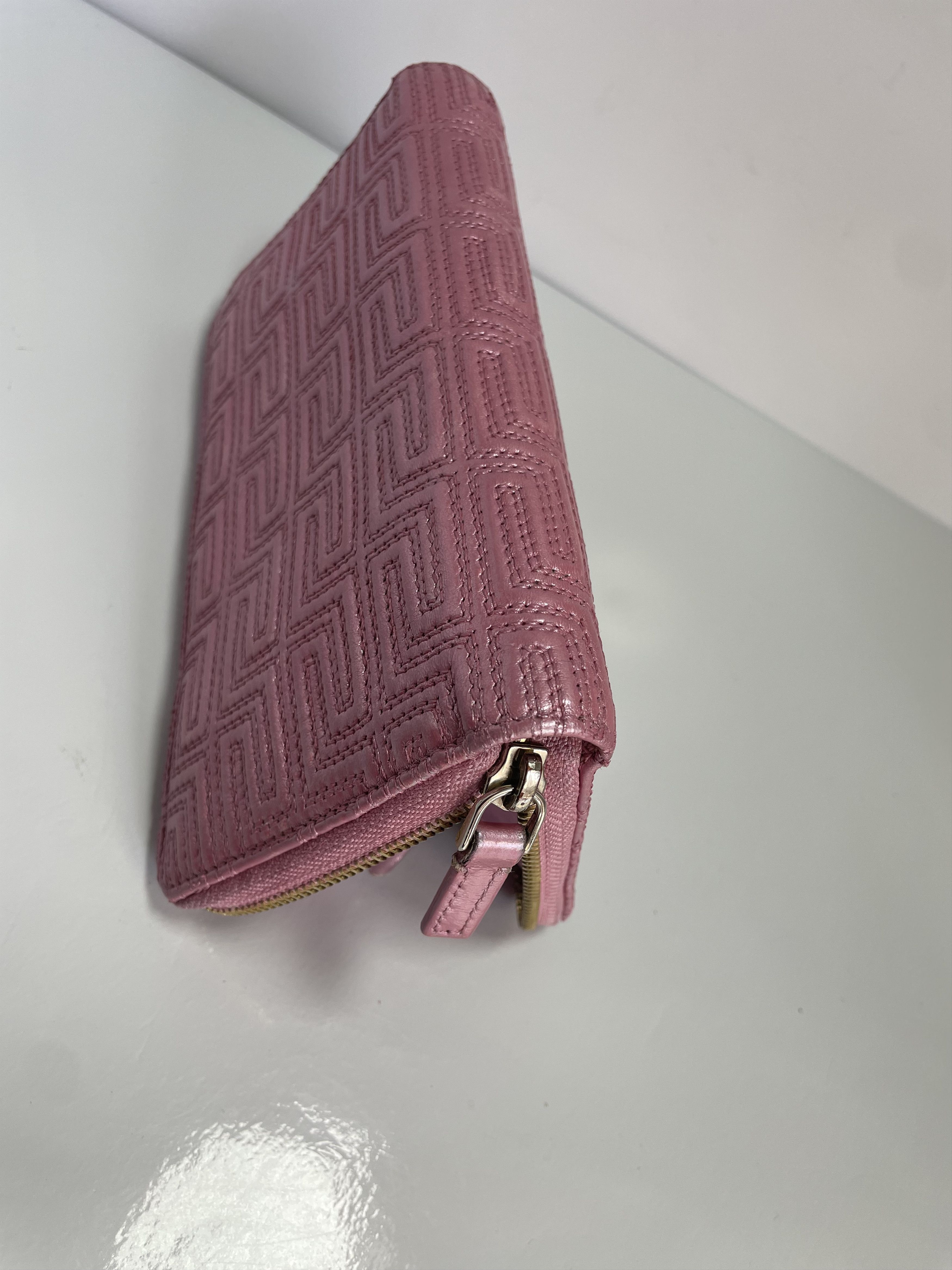 Versace Versace leather wallet in pink Size ONE SIZE - 4 Thumbnail