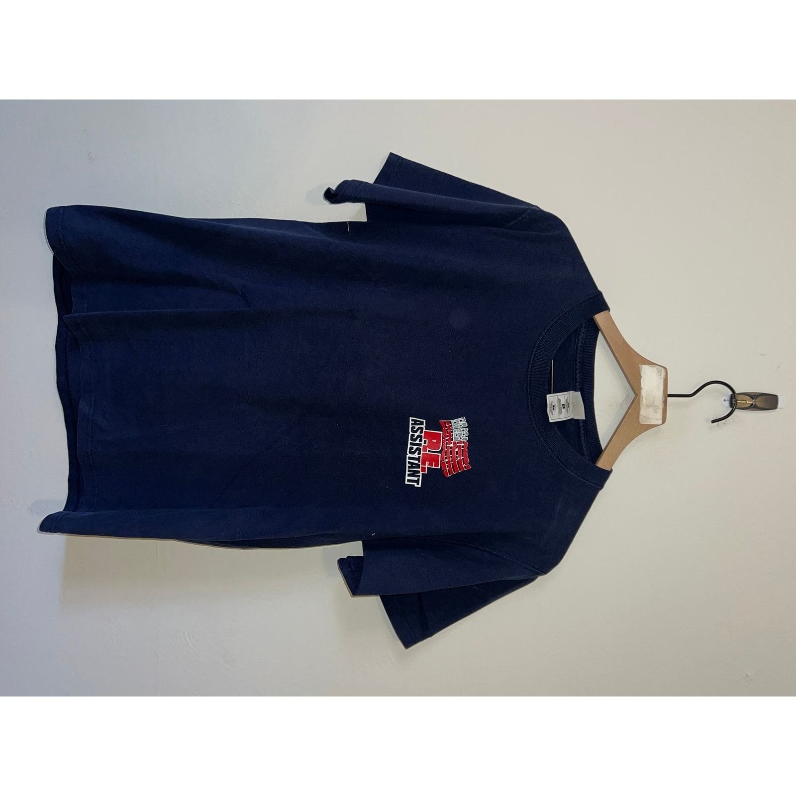 Fruit Of The Loom Vintage Physical Eductation Shirt Dunstan PE Sport Tee 90s L Size US L / EU 52-54 / 3 - 2 Thumbnail