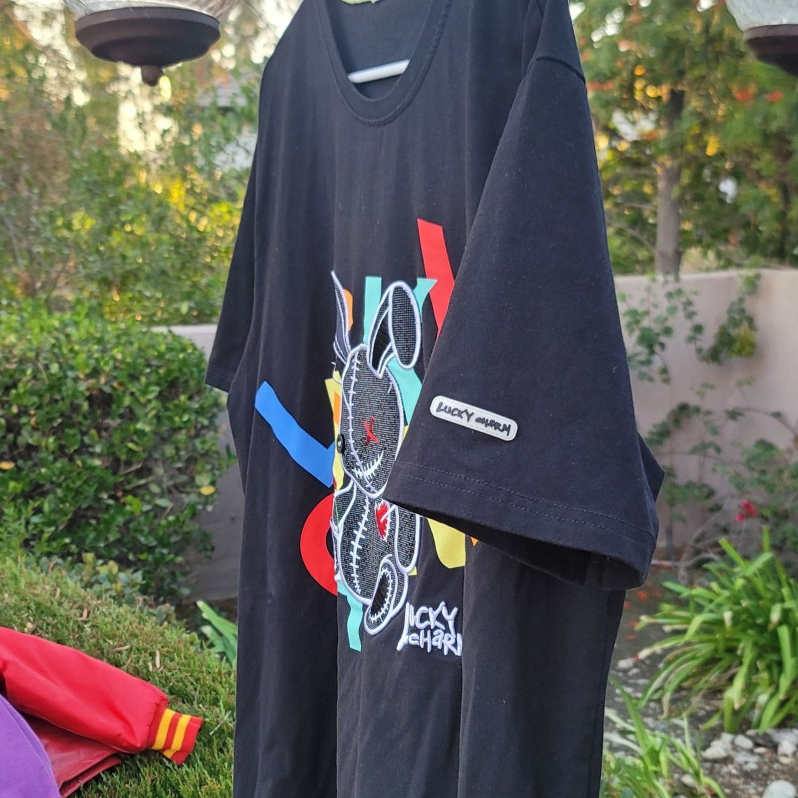The Unbranded Brand Lucky Charm Embroidered T-shirt Size US XL / EU 56 / 4 - 5 Thumbnail